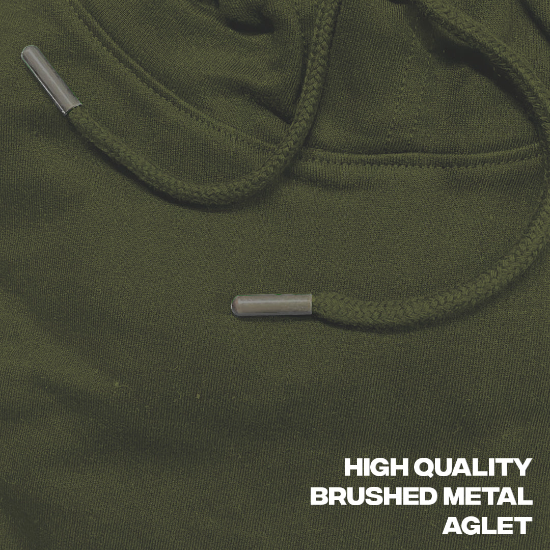 Olive Green Basic All Season Hoodie