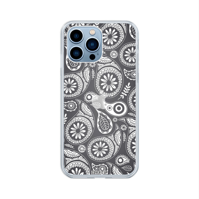 Paisley Clear Silicone Case