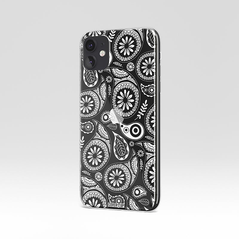Paisley Clear Silicone Case