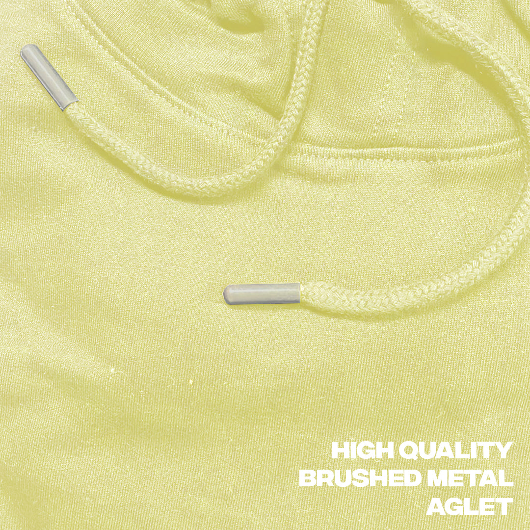 Pastel Yellow Basic All Season Hoodie