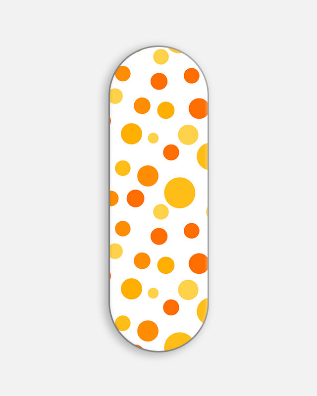 Shades Of Yellow Polka Dots Slider Phone Grip