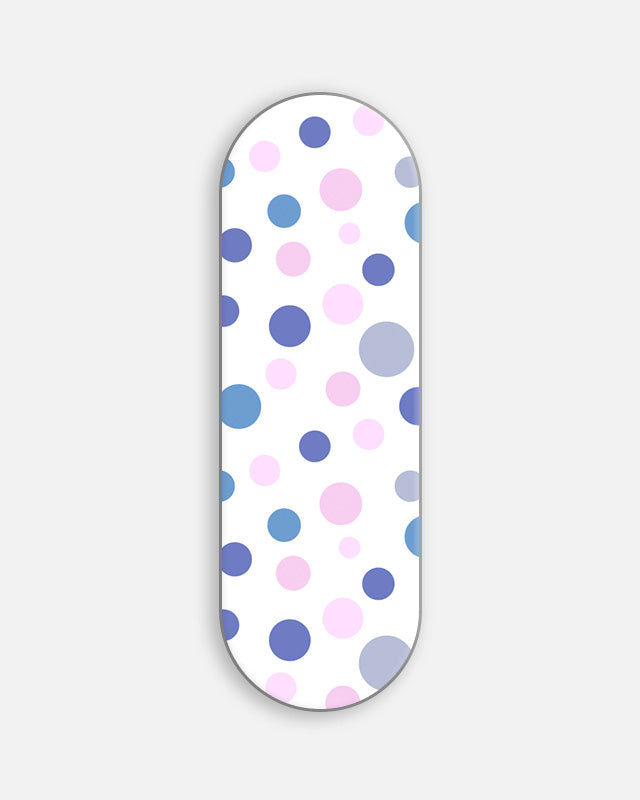 Shades Of Purple Polka Dots Slider Phone Grip