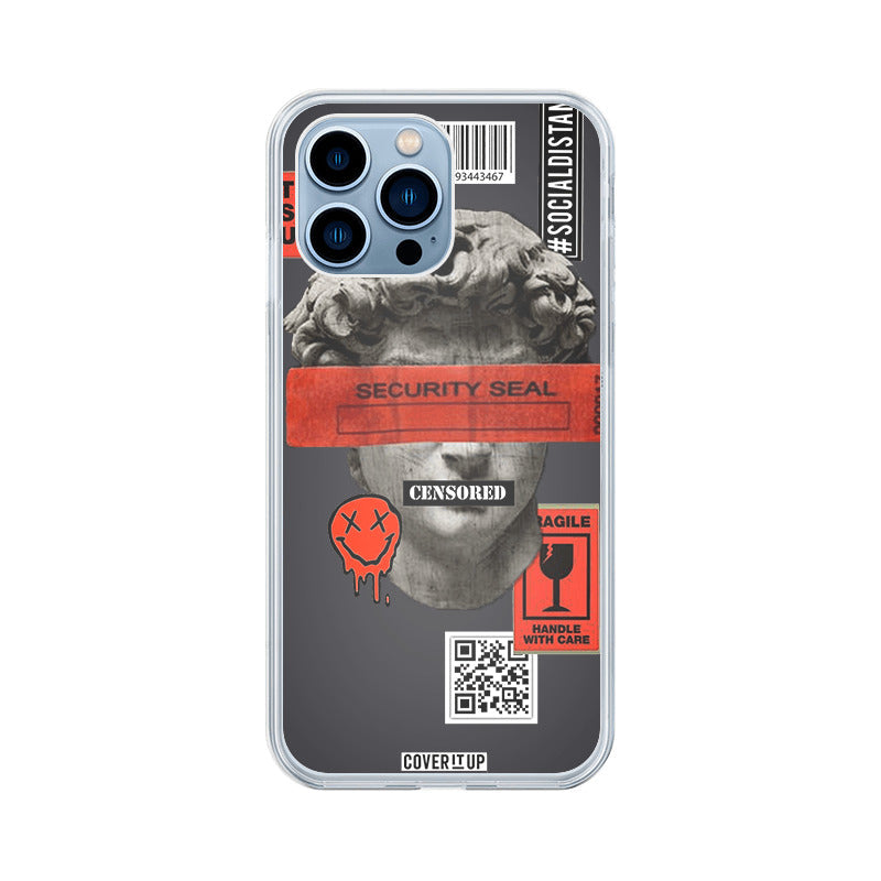Renaissance Statue Clear Silicone Case