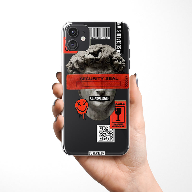 Renaissance Statue Clear Silicone Case