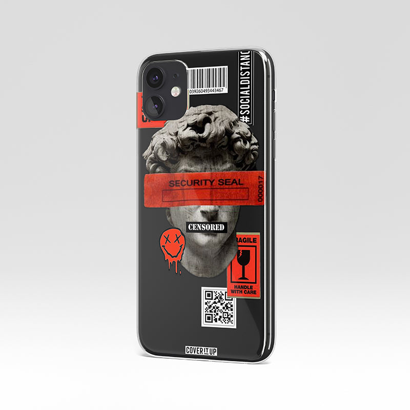 Renaissance Statue Clear Silicone Case