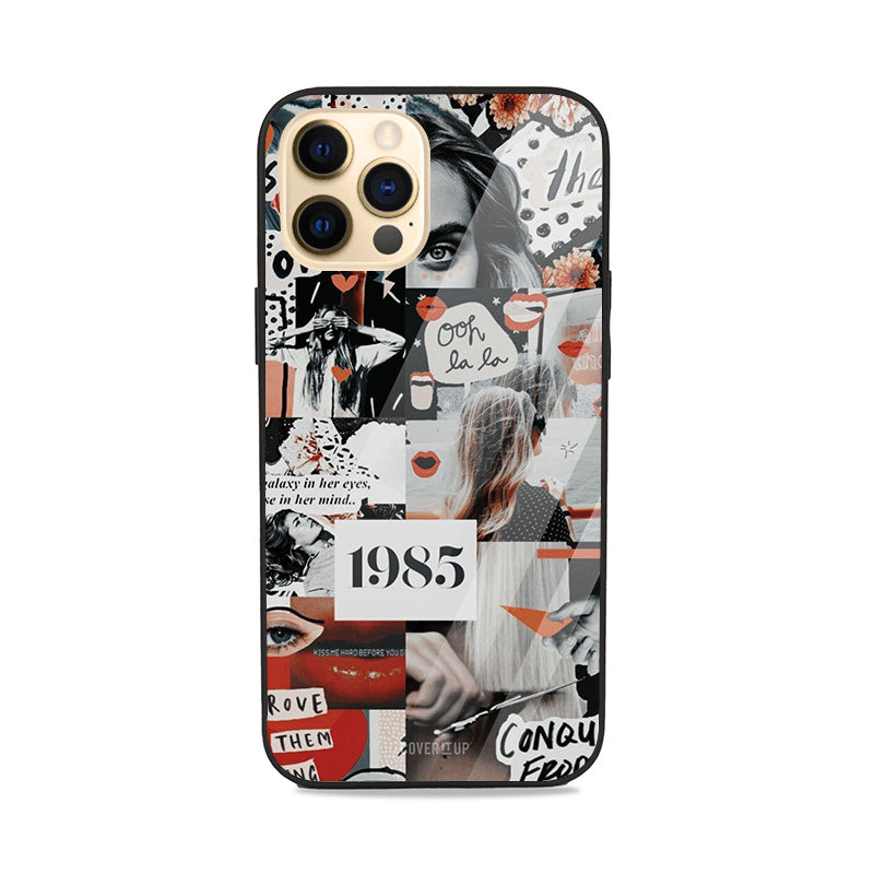 Retro Pattern Glass Case