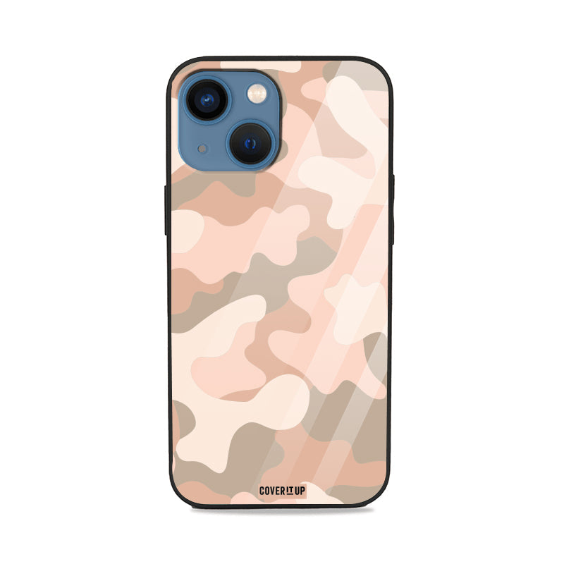 Sandstone Camo Glass Case Mobile Cover from coveritup.com