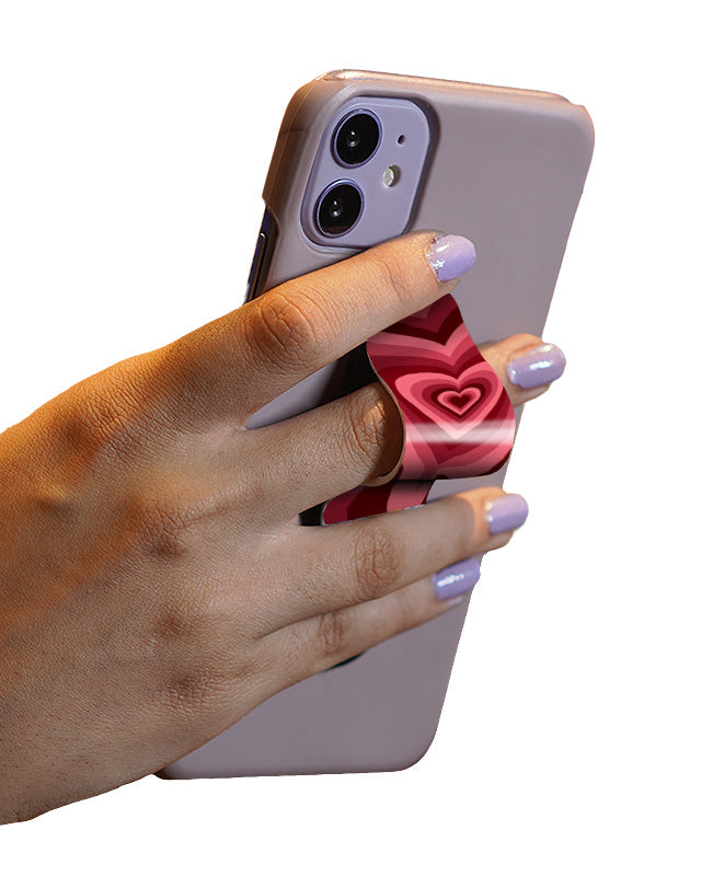 Red Y2K Slider Phone Grip