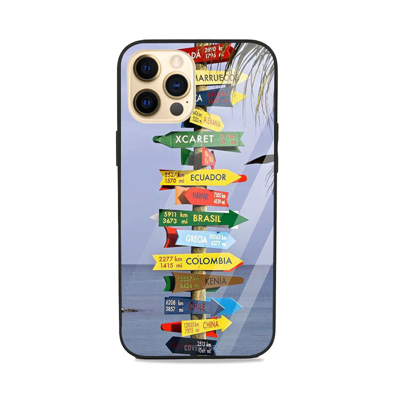 Street Signs Glass Case