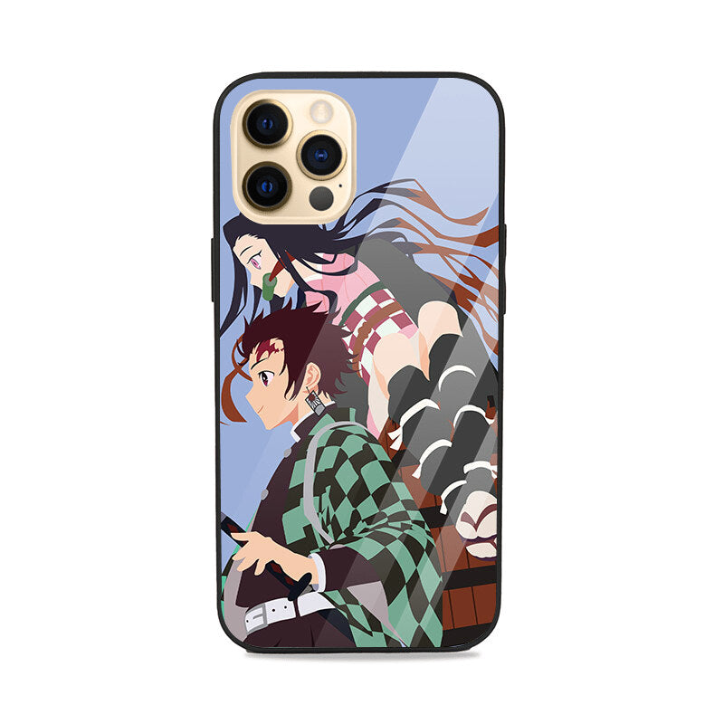 Tanjiro carrying Nezuko Glass Case Glass Case