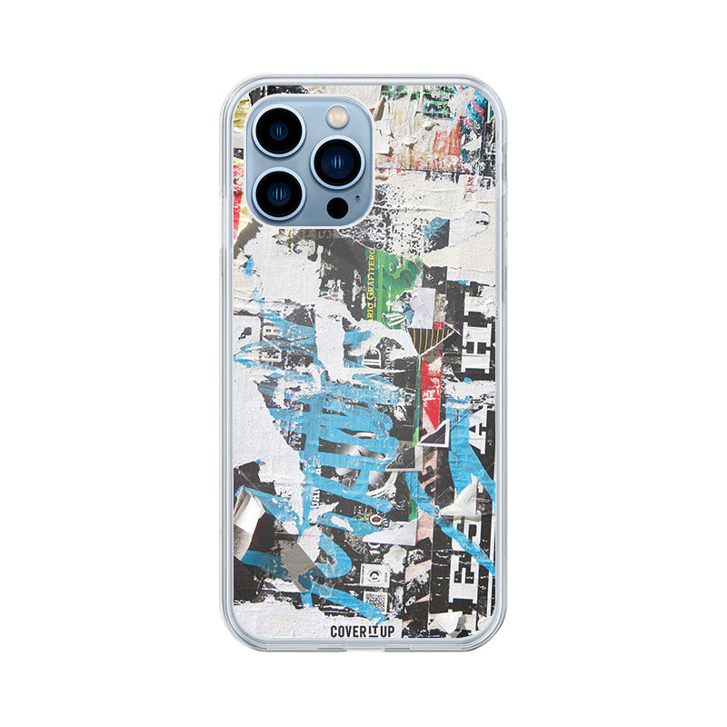 Torn Posters Clear Silicone Case