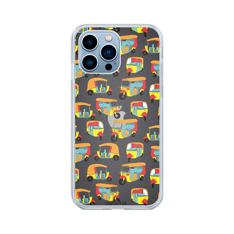 Tuk Tuk Rickshaw Clear Silicone Case