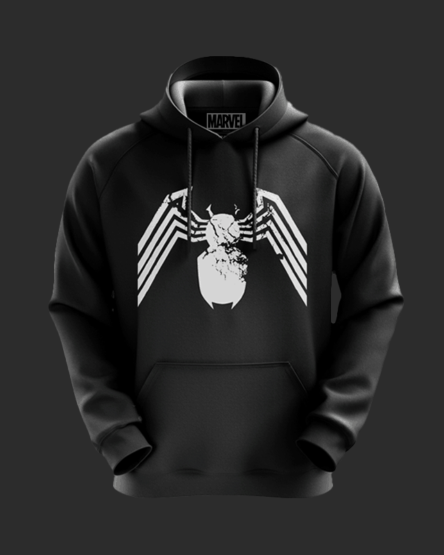 Official Venom Logo Symbiote Glow In Dark All Season Hoodie