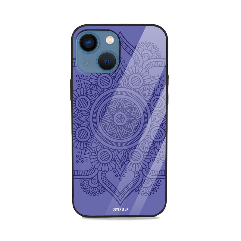 Very Peri Mandala Glass Case