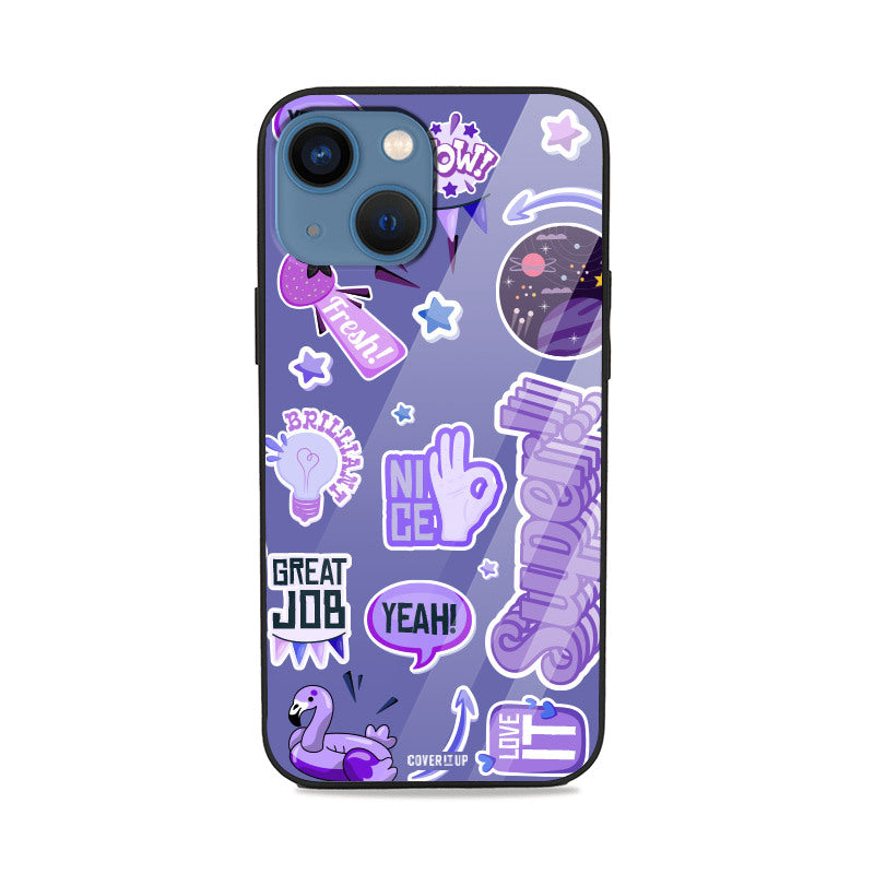 Very Peri Positive Glass Case