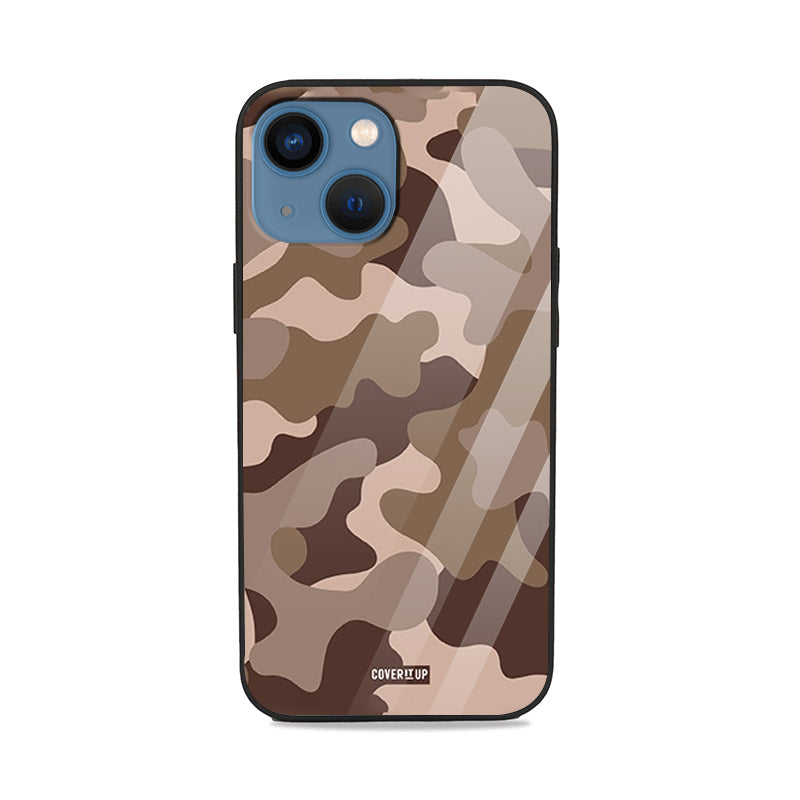 Walnut Camo glass Case Mobile Phone Cover from coveritup.com