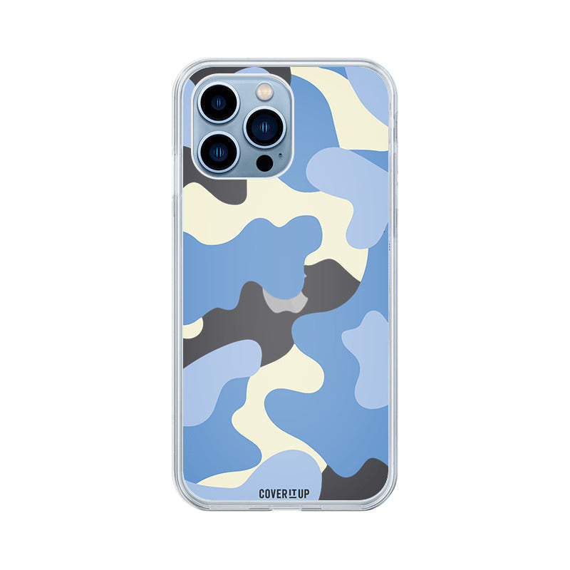 Wave Camo Clear Silicone Case