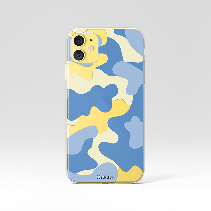 Wave Camo Clear Silicone Case