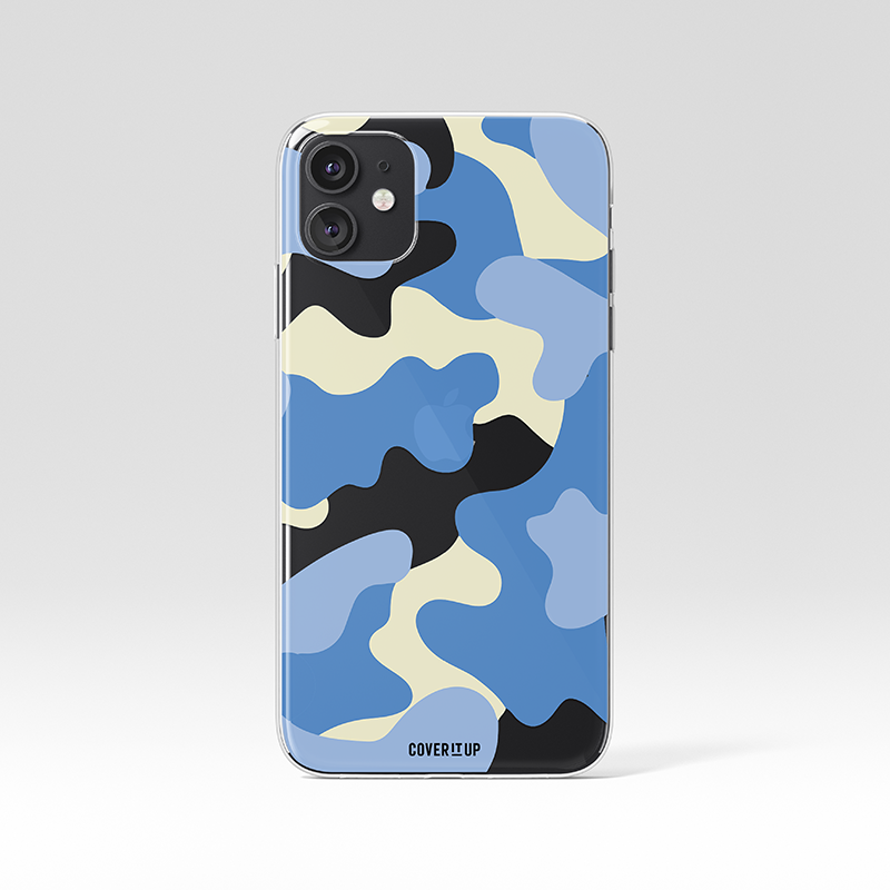 Wave Camo Clear Silicone Case