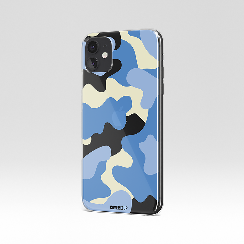 Wave Camo Clear Silicone Case