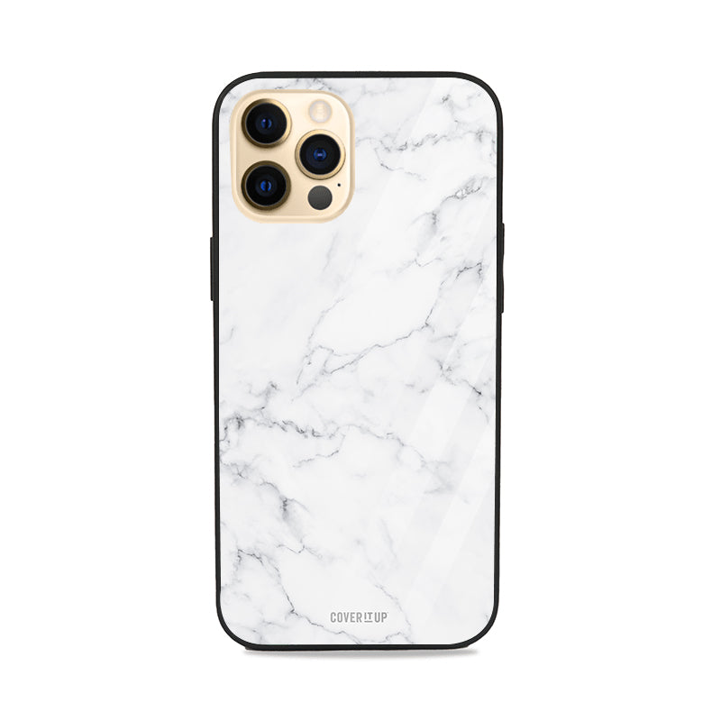 White Marble Glass Case