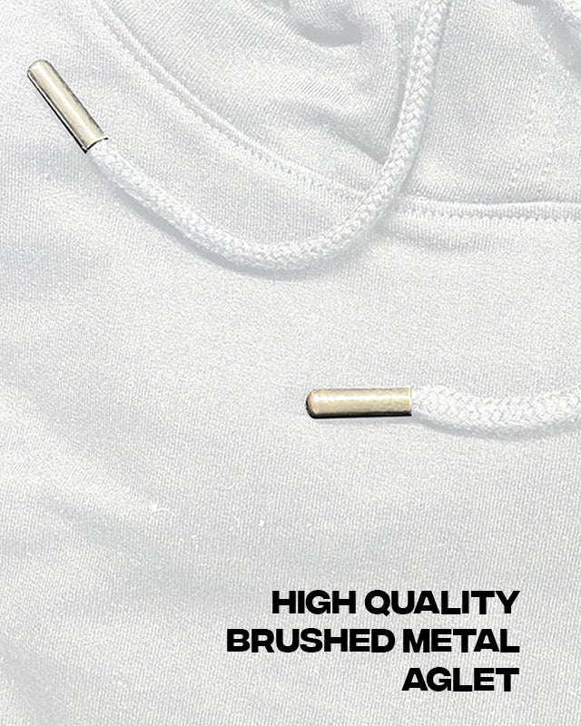 White Basic All Season Hoodie