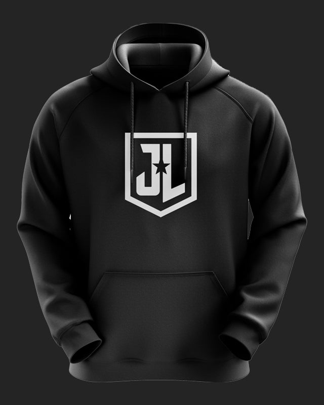 Justice logo hoodie best sale