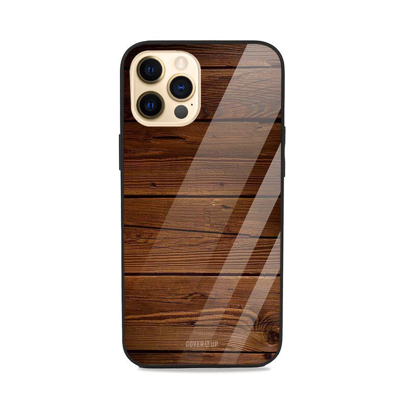Wooden Plank Glass Case