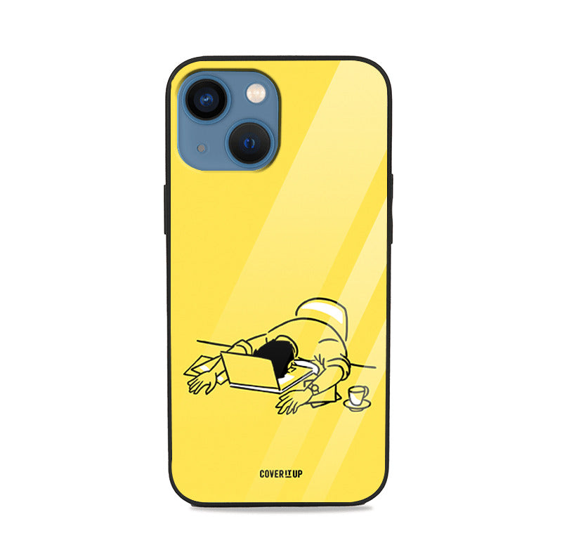 Work From Home Mood Glass Case