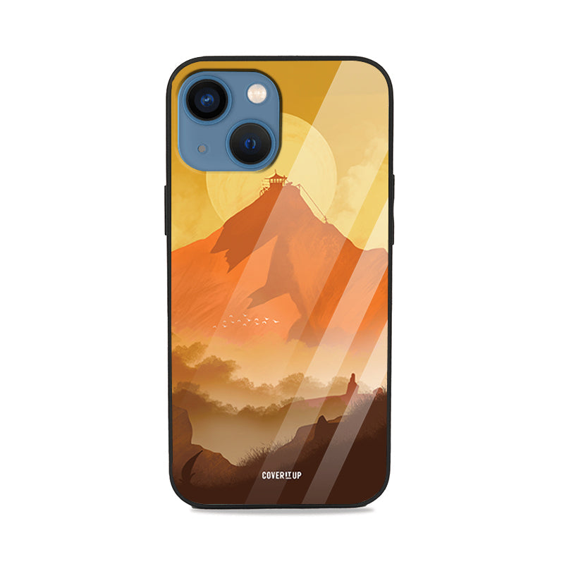 Yellow Landscape Glass Case
