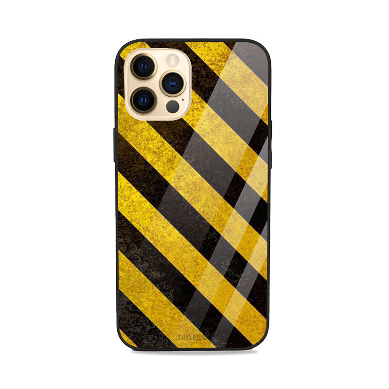 Yin Yang Stripes Glass Case