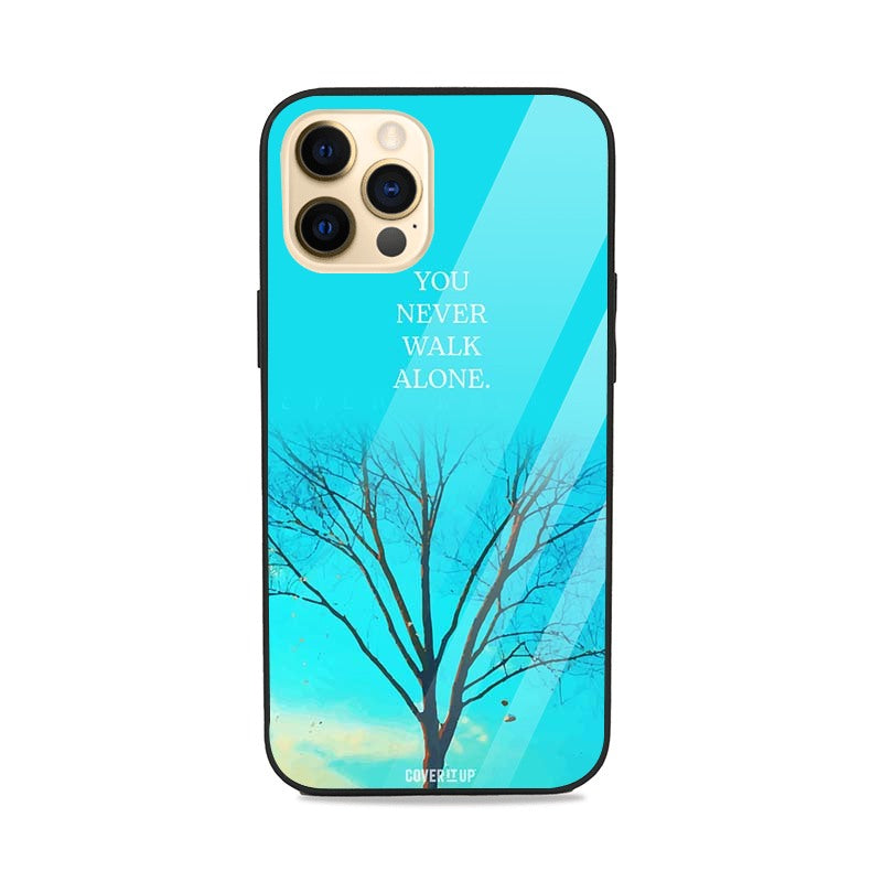 You Never Walk Alone Glass Case