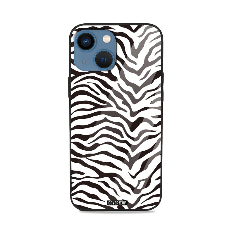 Zebra Stripes Glass Case
