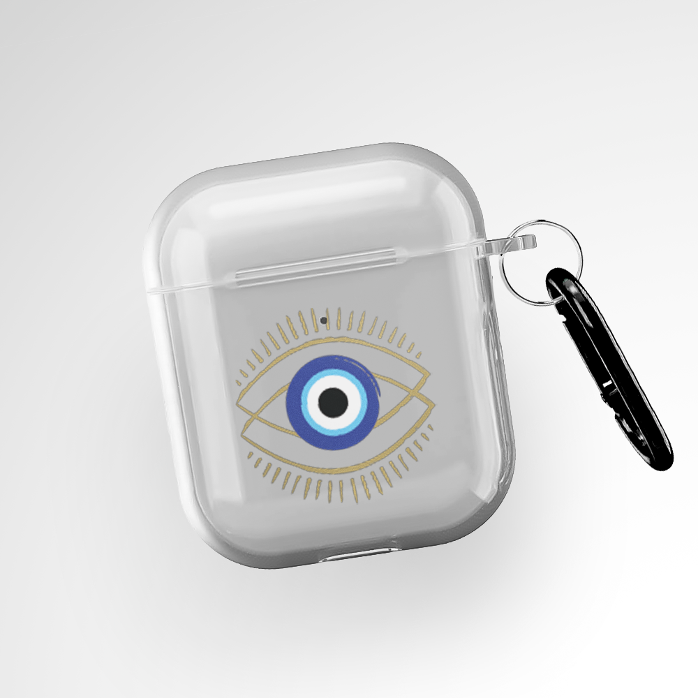 Evil Eye Clear Airpods 2nd Gen Case Covers