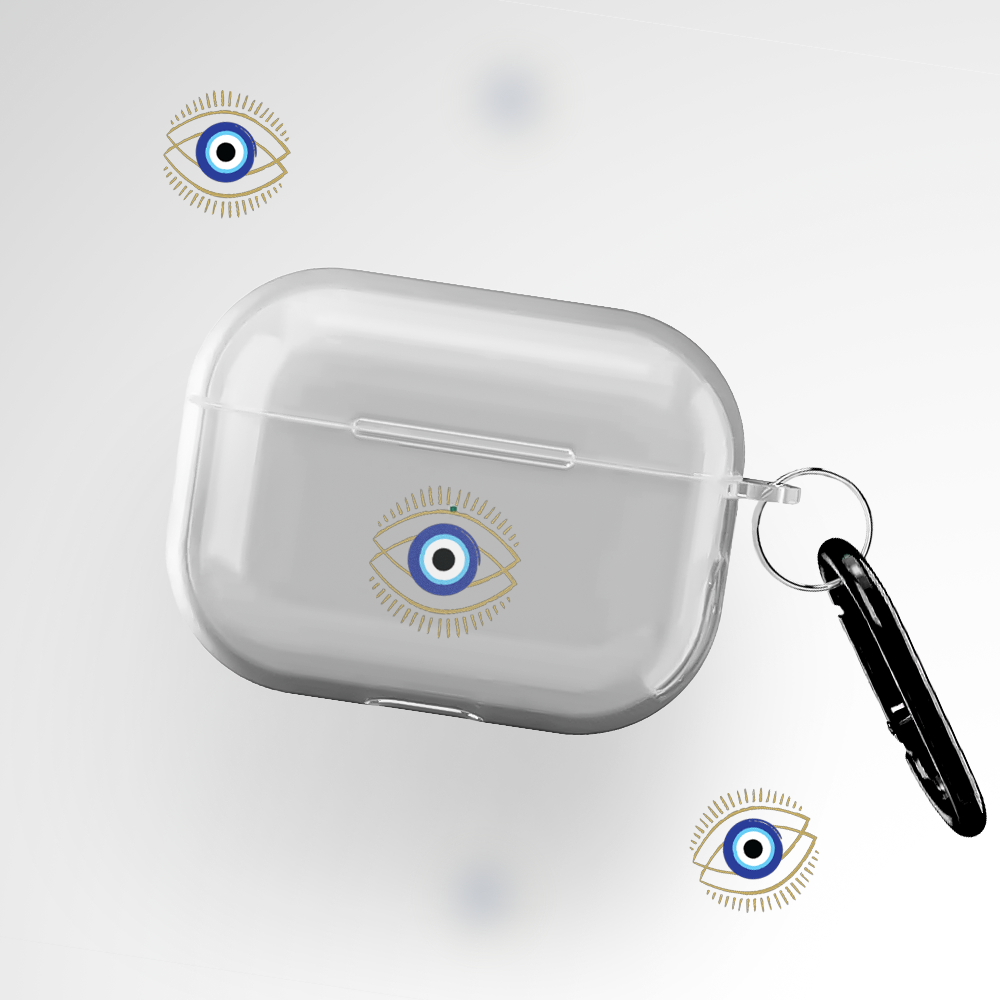 Evil Eye Clear Airpods Pro Case Covers