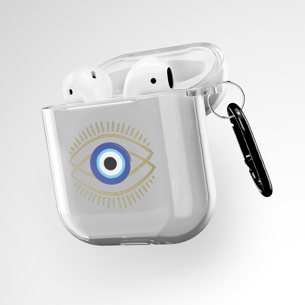 Evil Eye Clear Airpods 2nd Gen Case Covers