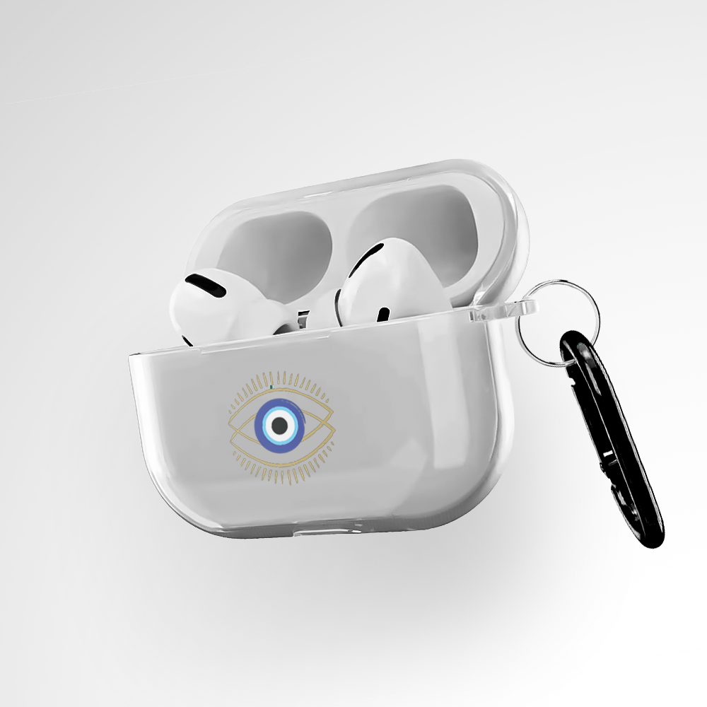 Evil Eye Clear Airpods Pro Case Covers