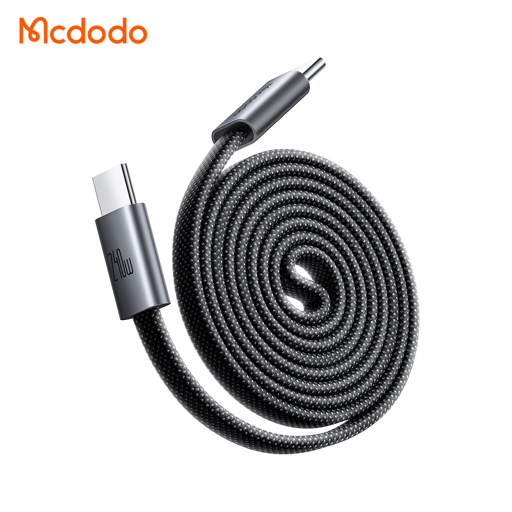 Mcdodo 240W USB-C to USB-C Magnetic Self-Winding Cable 1M
