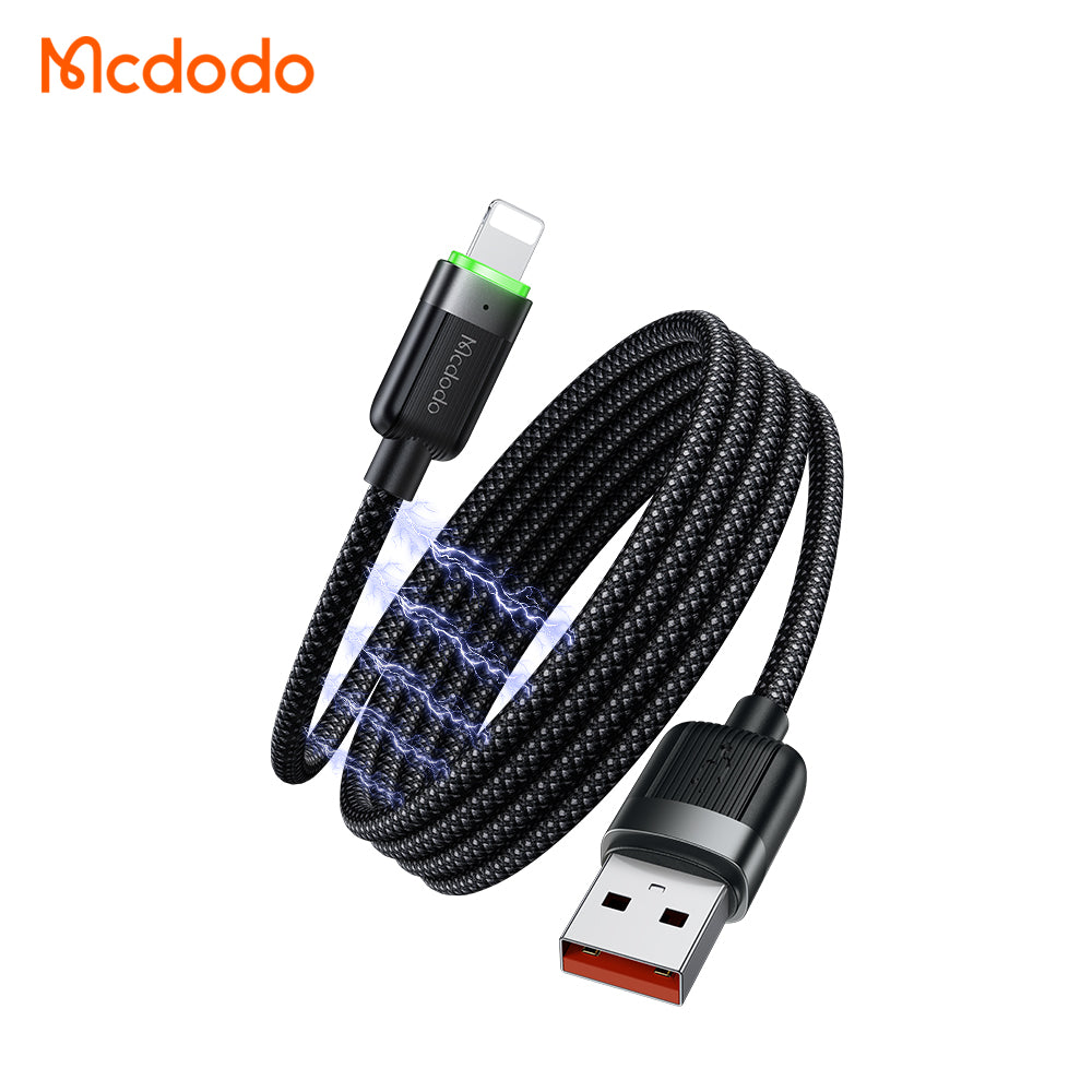 Mcdodo USB-A to Lightning 3A Magnetic Self-Winding Data Cable 1.2m