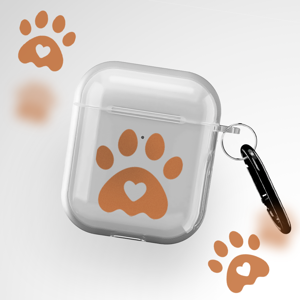 Puppy Paw Clear Airpods 2nd Gen Case Covers