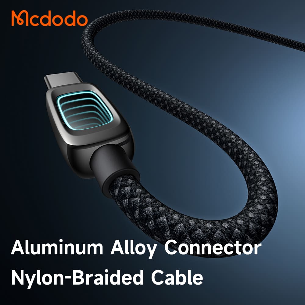 Mcdodo USB-C to USB-C 100W Cable With Sci-Fi Mirror Light 1.2M