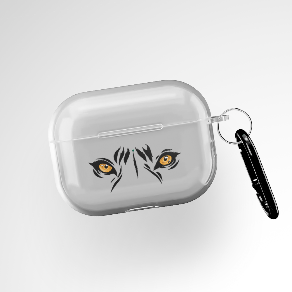 Leopard Eyes Clear Airpods Pro Case Covers