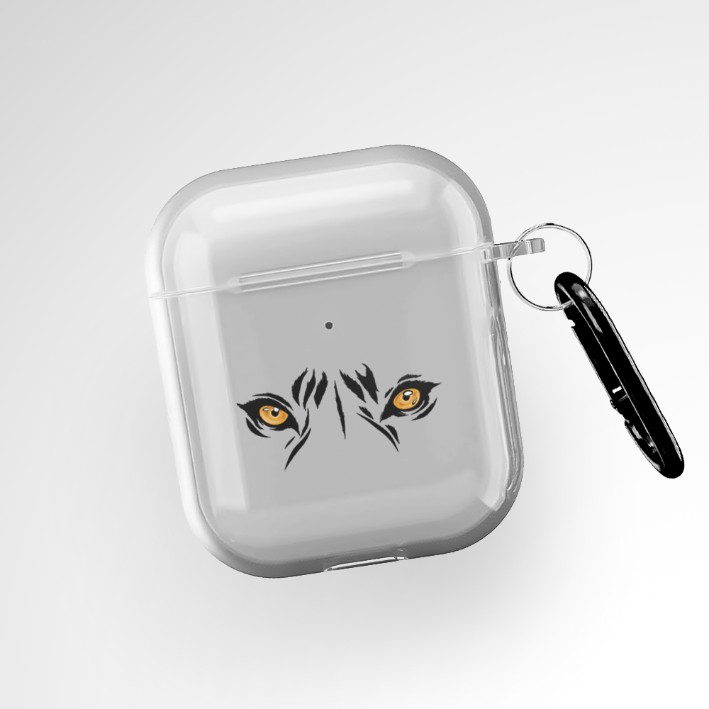 Leopard Eyes Clear Airpods 1st Gen Case Covers