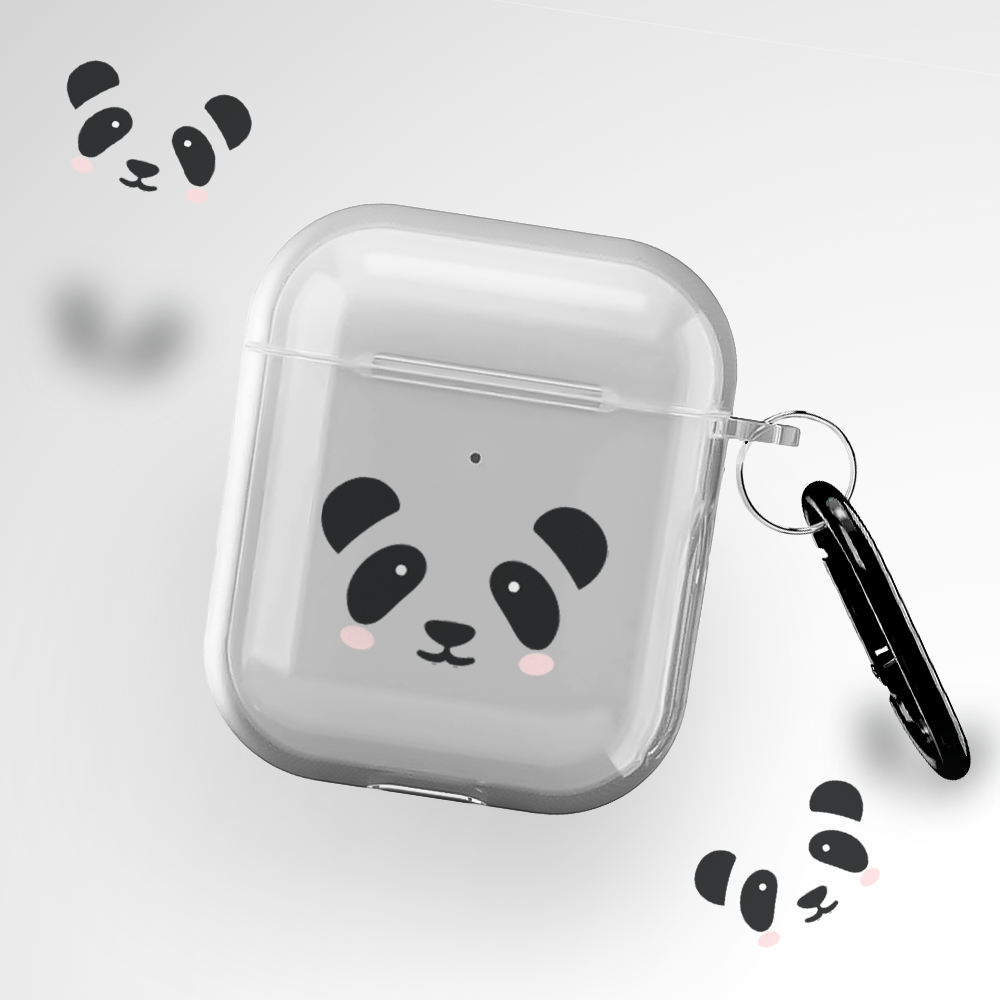 Panda Clear Airpods 2nd Gen Case Covers