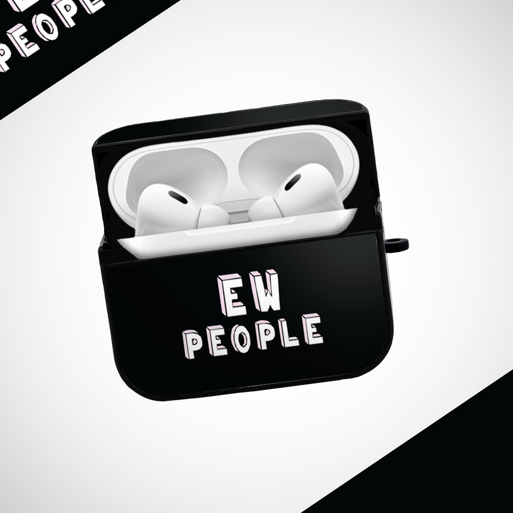 Ew people Glass Airpods Pro Case Covers