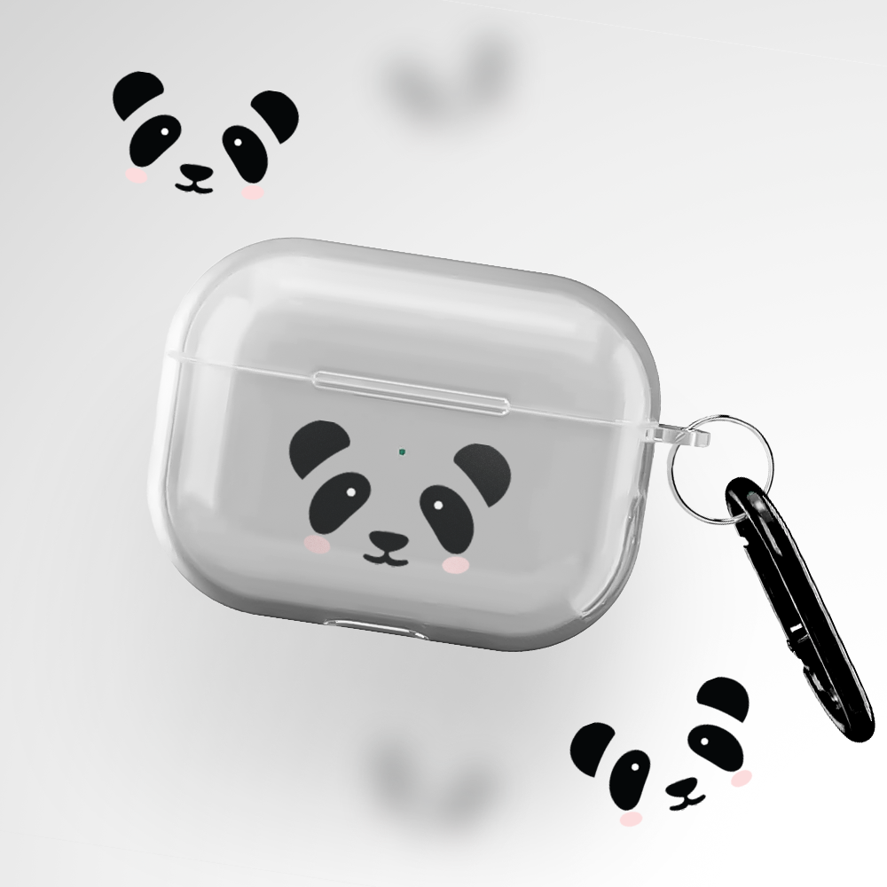 Panda Clear Airpods Pro Case Covers