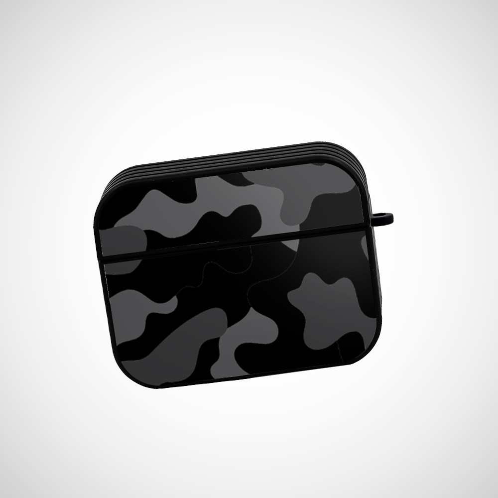 Midnight Camo Glass Airpods Pro Case Covers