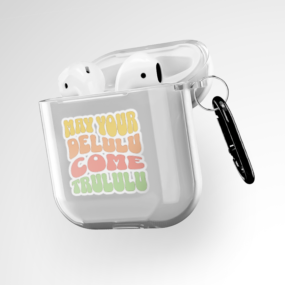 Delulu Clear Airpods 2nd Gen Case Covers