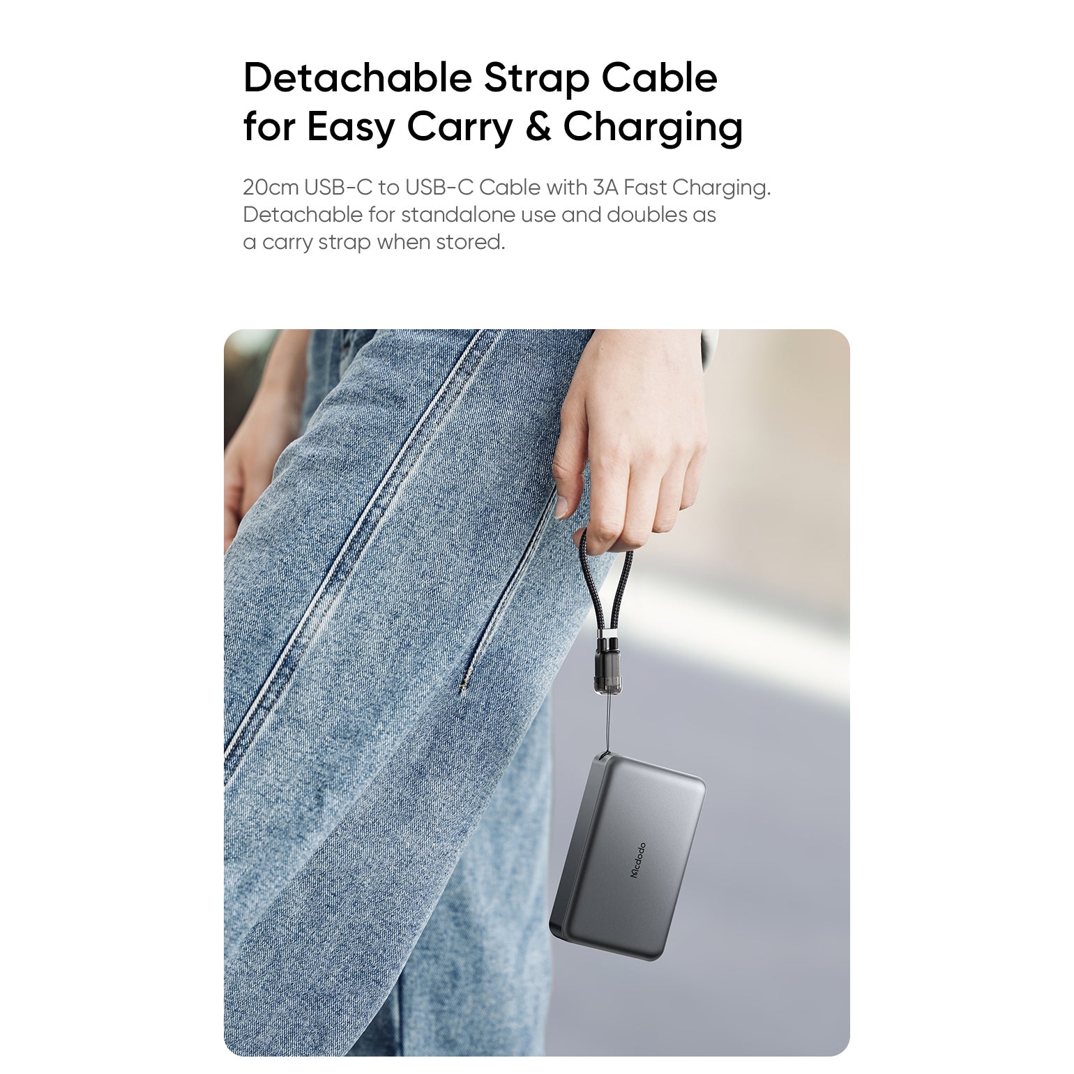 Mcdodo 20000mAh 45W Metal Power Bank Pocket Size with Fast Charging