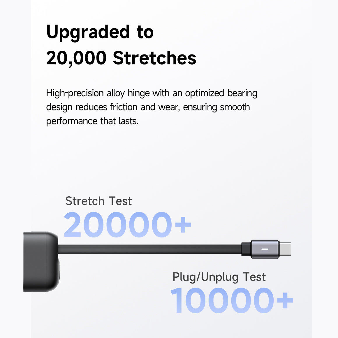 Mcdodo 35W 1C+1A GaN Charger Built-in 65cm retractable USB-C Cable(EU)
